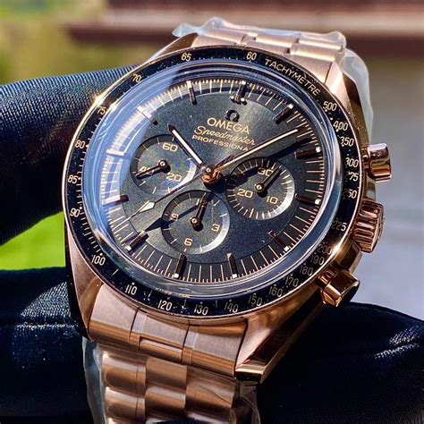 rose gold omega speedmaster|omega speedmaster retail price.